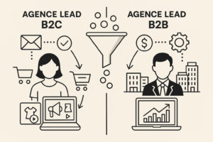 Agence Lead B2B vs Agence Lead B2C