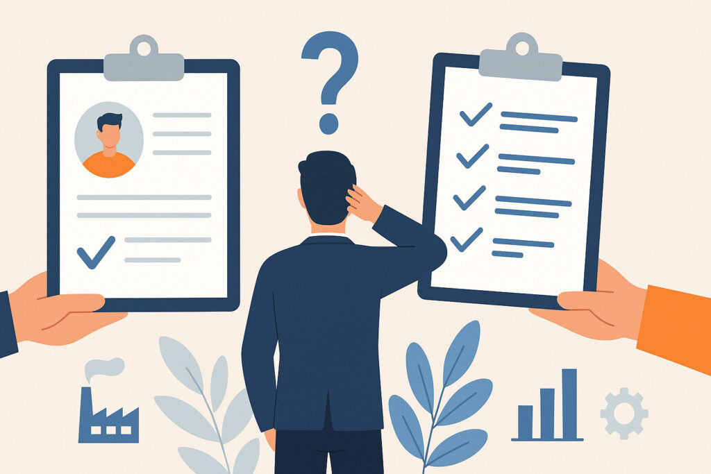 Entrepreneur hésitant entre sous-traitance et recrutement CDI
